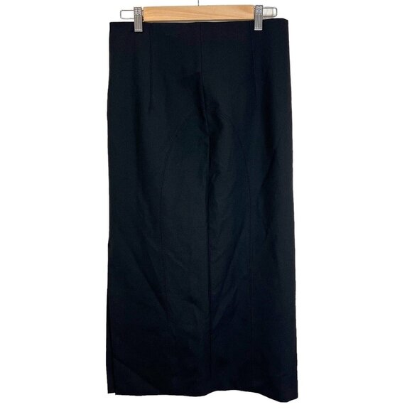 ZARA Pencil Skirt Size M Black Back Zipper Closure High Rise Midi Size Medium - Picture 1 of 8